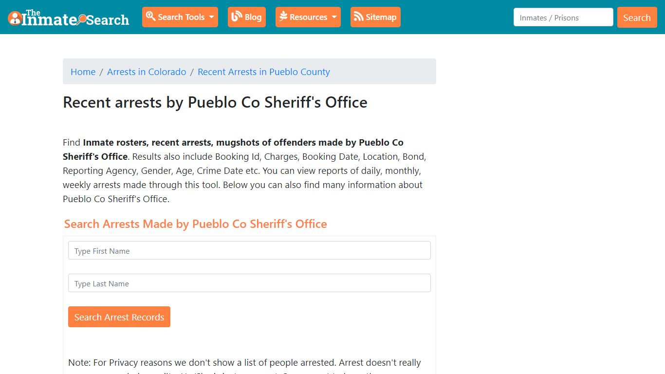 Recent arrests by Pueblo Co Sheriff's Office | Mugshots ...